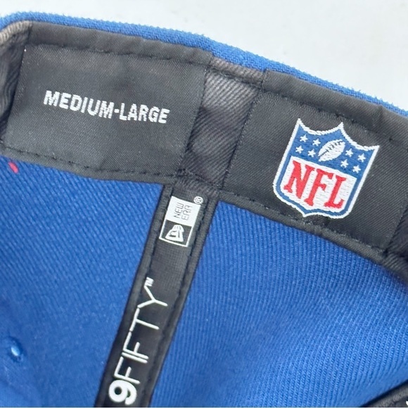 New Era NFL Indianapolis Colts 9Fifty Royal/Gray Adjustable SnapBack Cap - Picture 7 of 8